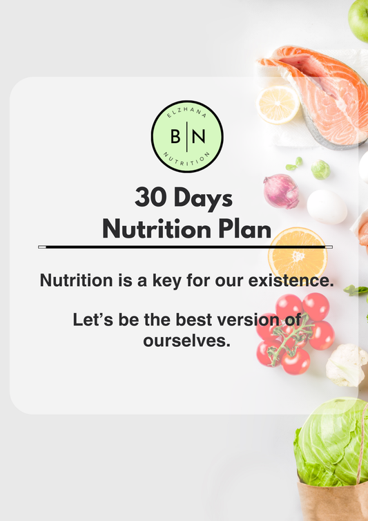 30 Days Personalised Nutrition Plan