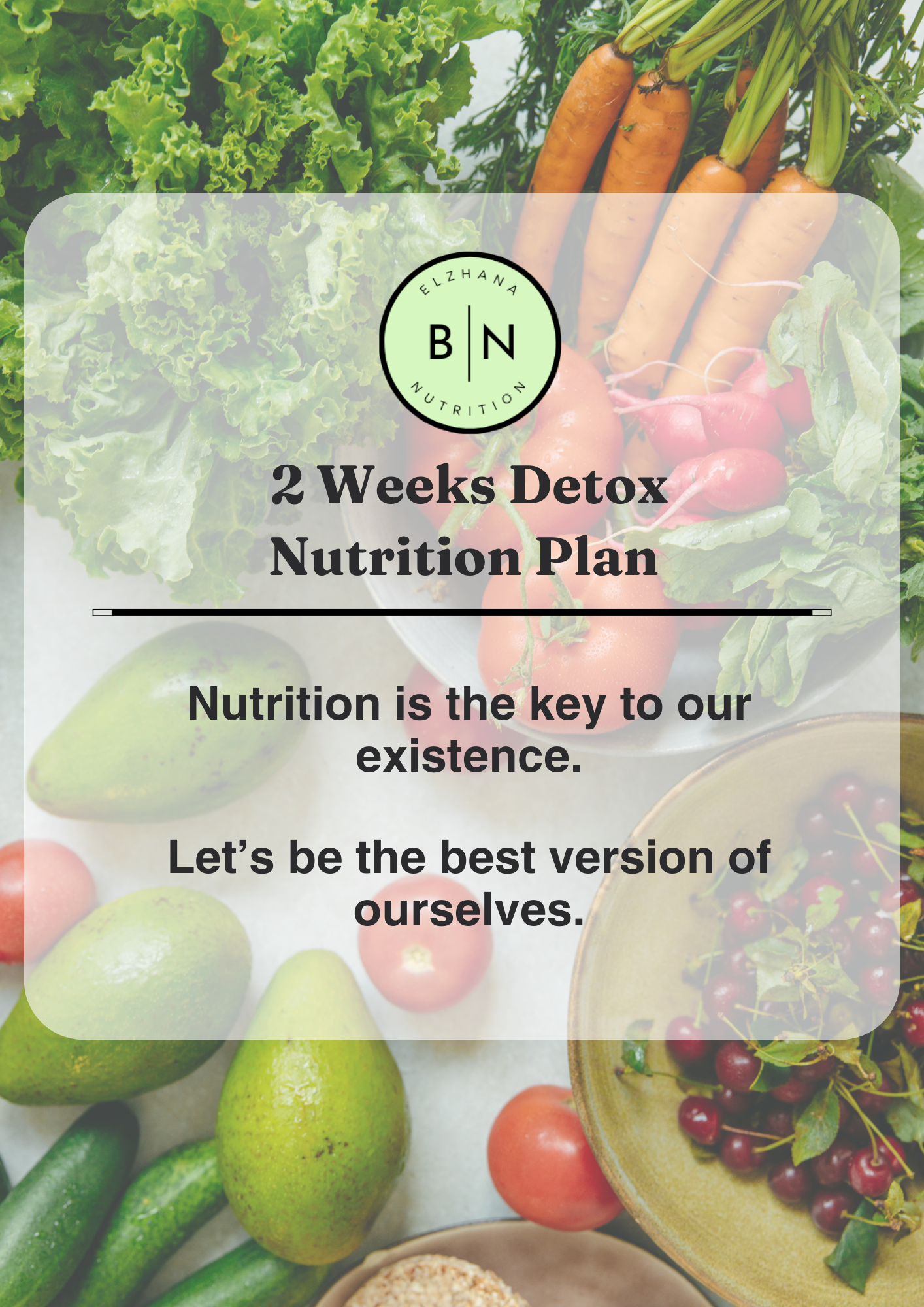 DETOX - 2 Weeks Nutrition Plan